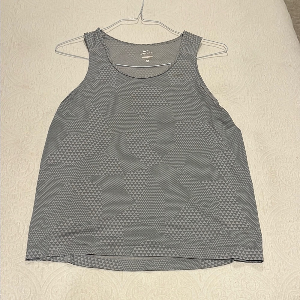 Nike Miller Gray Relaxed Boxy Tank Top